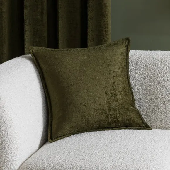 Chenille Square Oxford Cushion 1