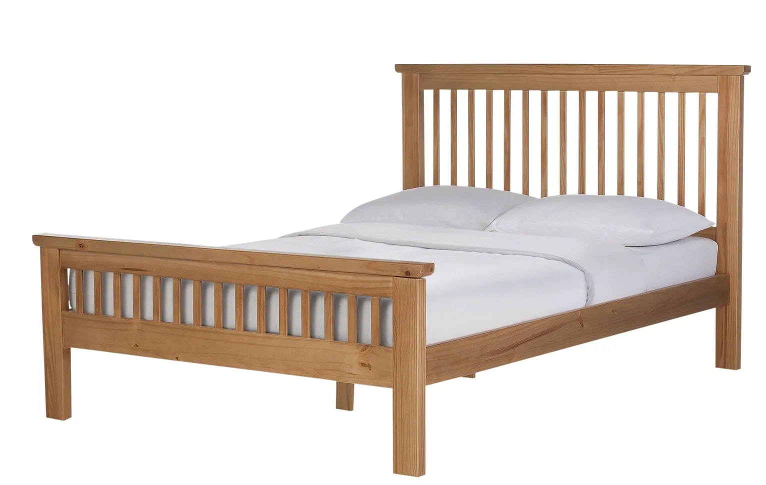 Argos Home Aubrey Small Double Bed Frame - Oak Stain