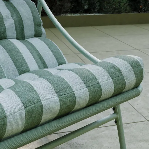 Stripe Cushion Bistro Set 3
