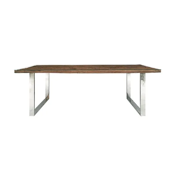 Indus Valley Railway Sleeper 8 Seater Dining Table 2