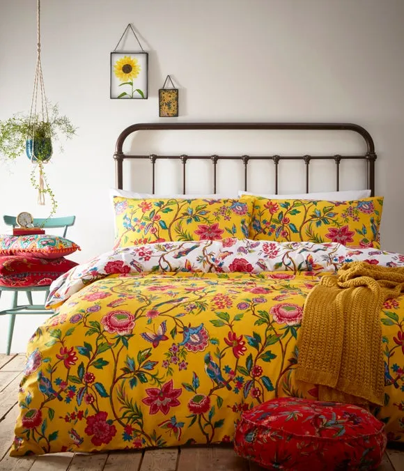 Furn. Pomelo Reversible Duvet Cover & Pillowcase Set 1