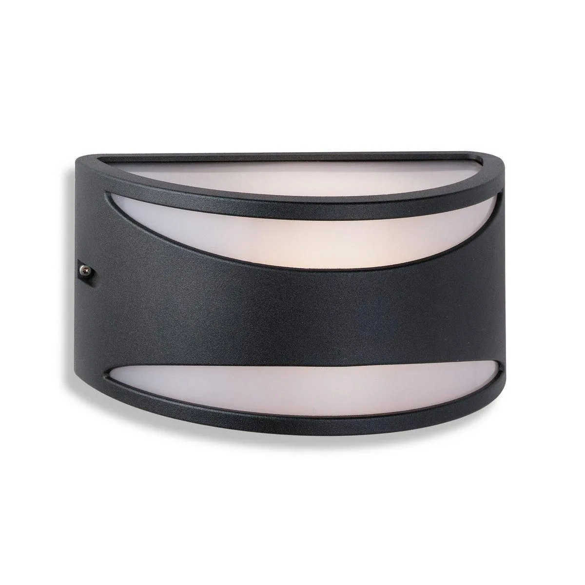 Netlighting Meridian 1 Light Wall Light 60W Black IP65 E27