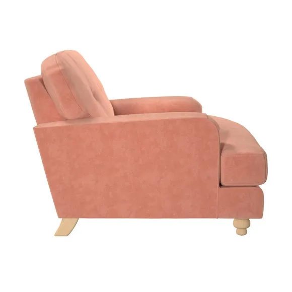 Martha Vintage Velvet Snuggle Chair 5