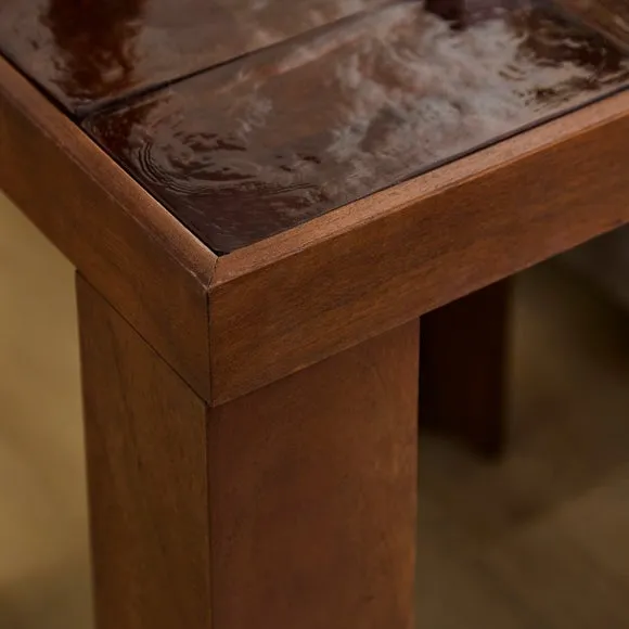Lavina Glass Tiled Side Table 2