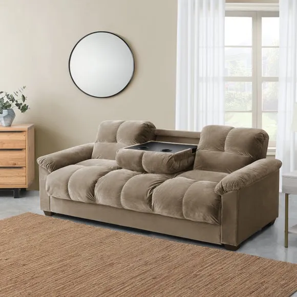 Margo Velvet 3 Seater Sofa Bed 3