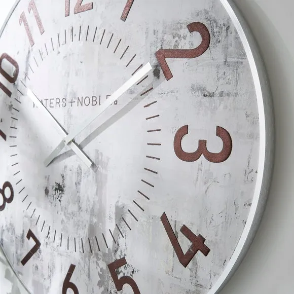 Relaxed Abstract Textured Wall Clock 2