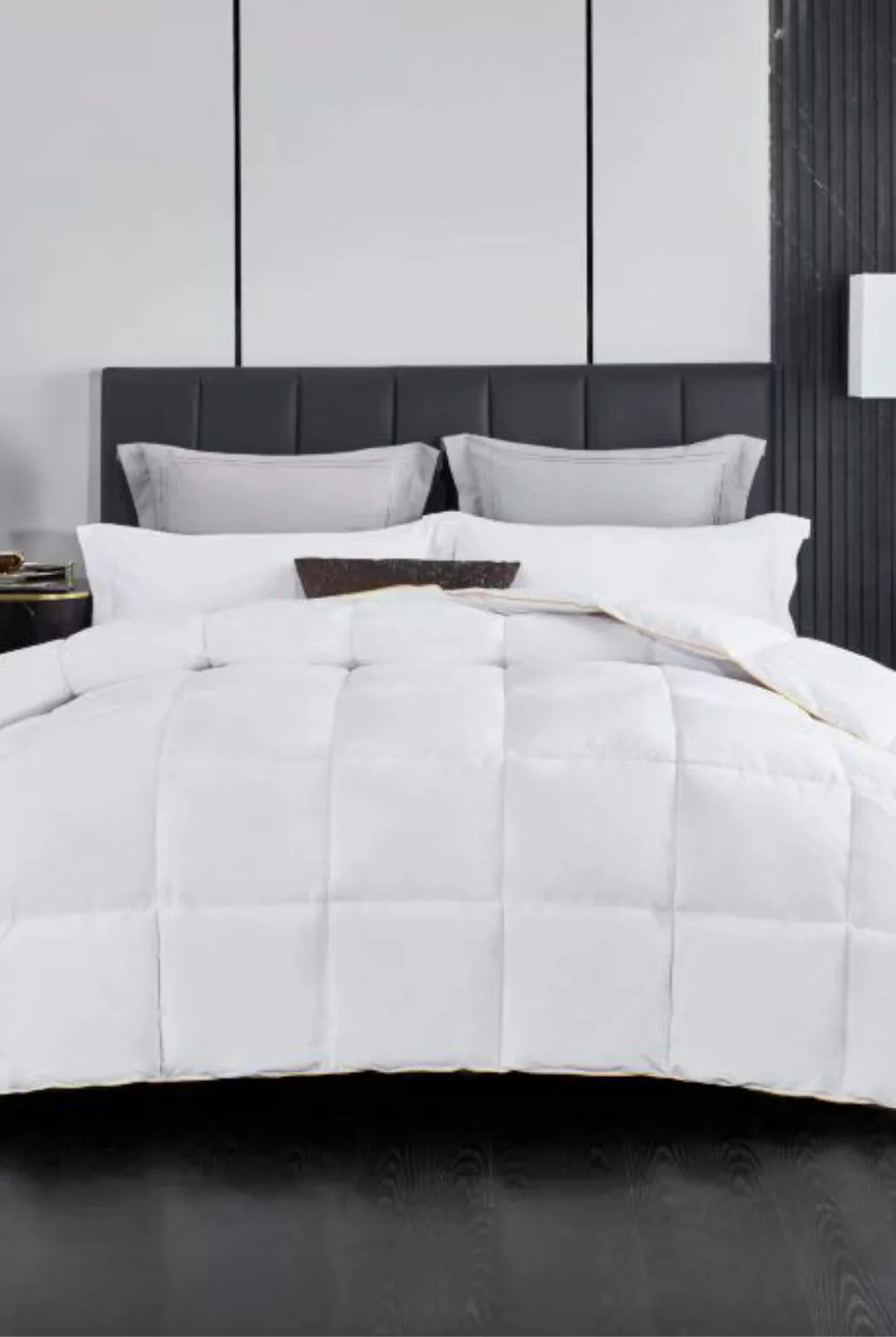 Ezysleep Luxurious Goose Feather And Down Duvet - Single 16.5 Tog, White 2