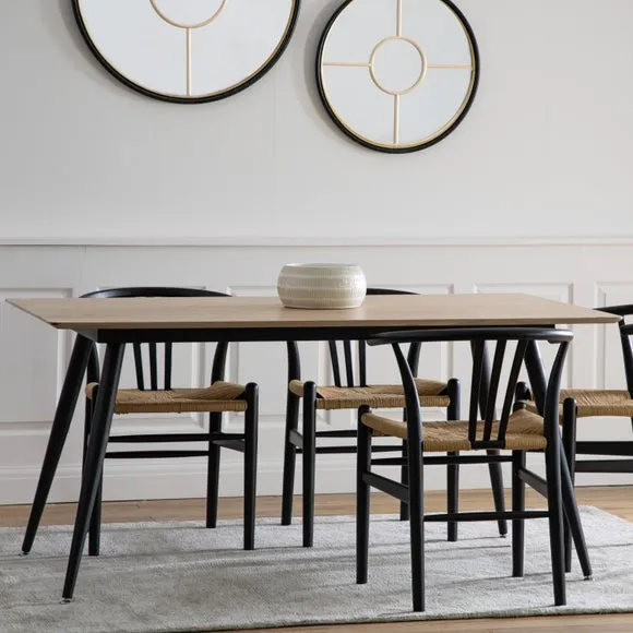 Newport 6 Seater Rectangular Dining Table 1