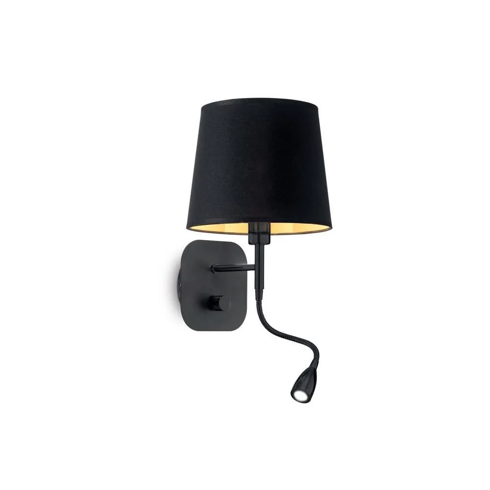 Netlighting Nordik LED 2 Light Wall Light Black