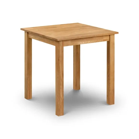 Coxmoor 4 Seater Square Dining Table, Solid Oak 2
