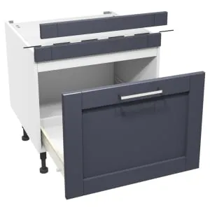 Wickes Ohio Navy Belfast Sink Base Unit - 600mm 2
