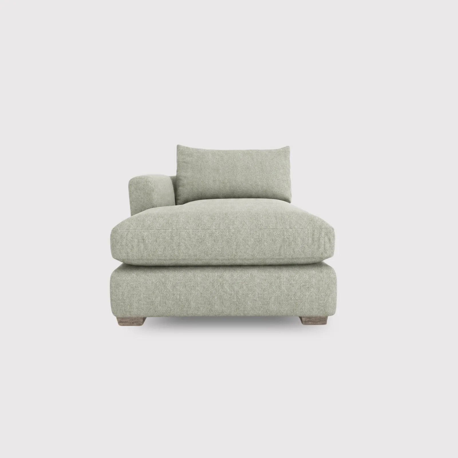 Floyd 1 Arm Chaise Unit Left, Green Fabric | Barker & Stonehouse 1