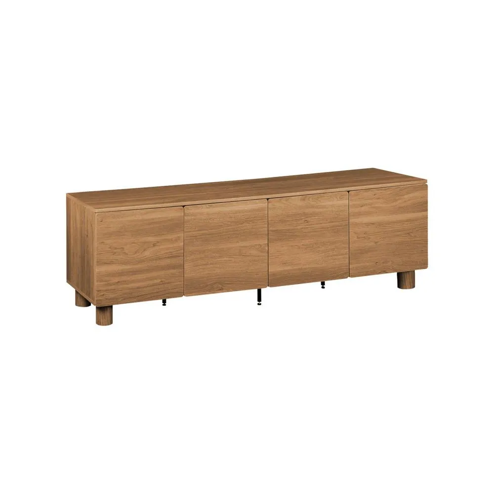 sweeek Wood decor TV stand 4 doors 180cm in Brown 2