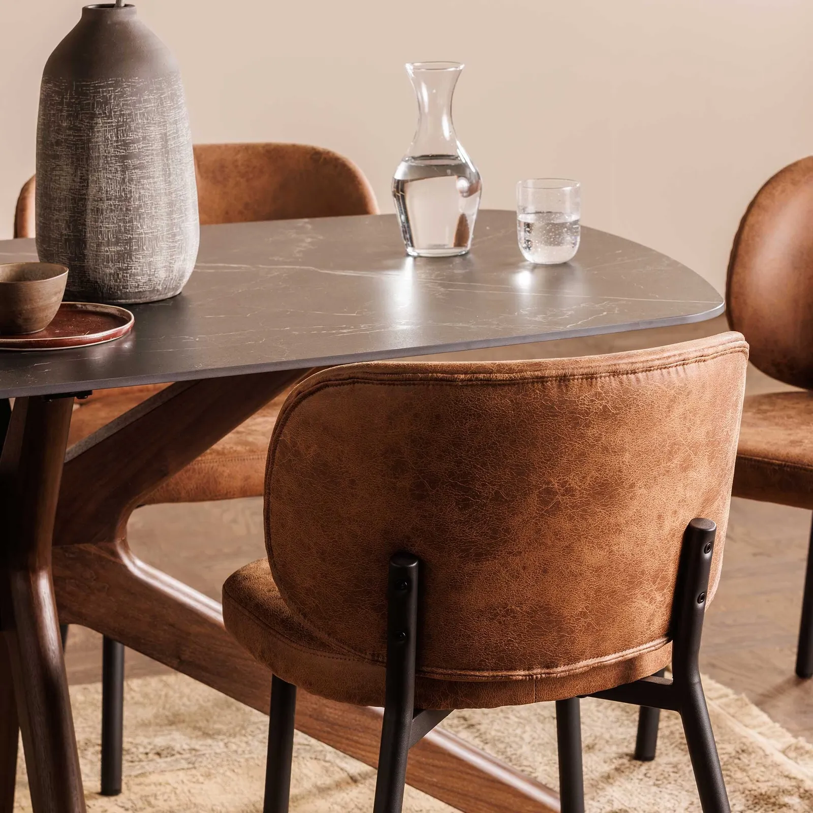 Elodie Dining Chair, Neutral Fabric | Barker & Stonehouse 3
