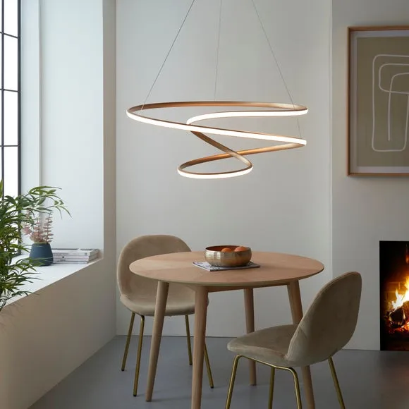 Vogue Tristan Small Spiral Ceiling Light 3