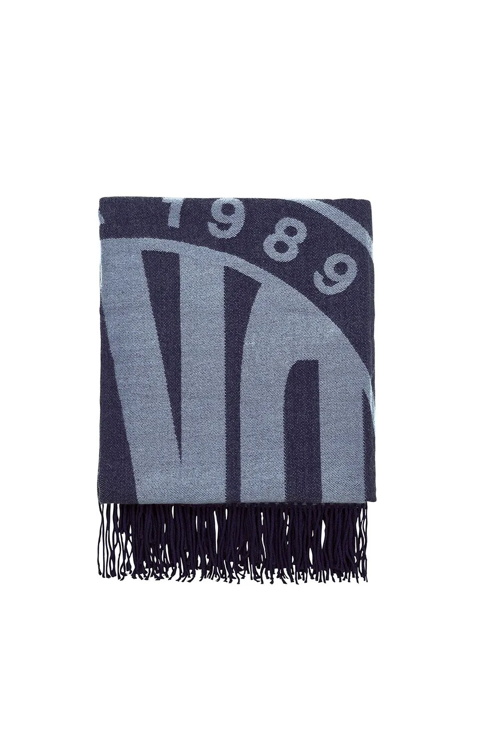 DKNY ' Token Logo' Throw in Blue