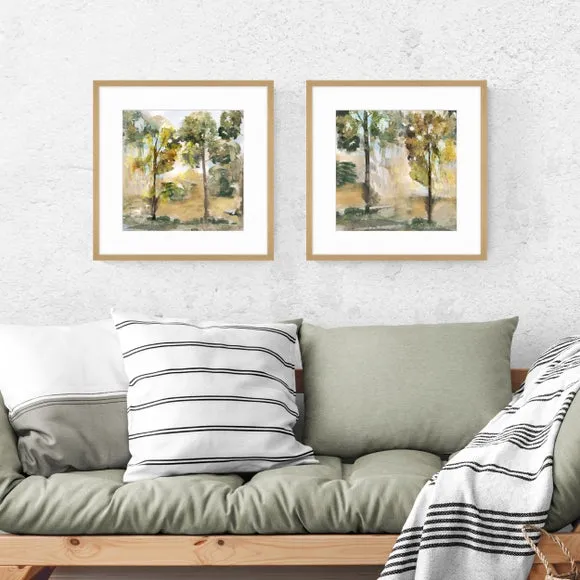Set of 2 Nearing Autumn Framed Prints