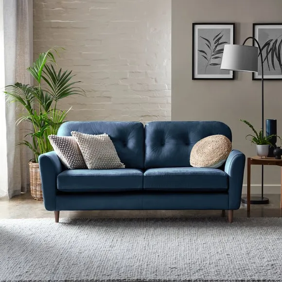 Sven Opulent Velvet 3 Seater Sofa 1
