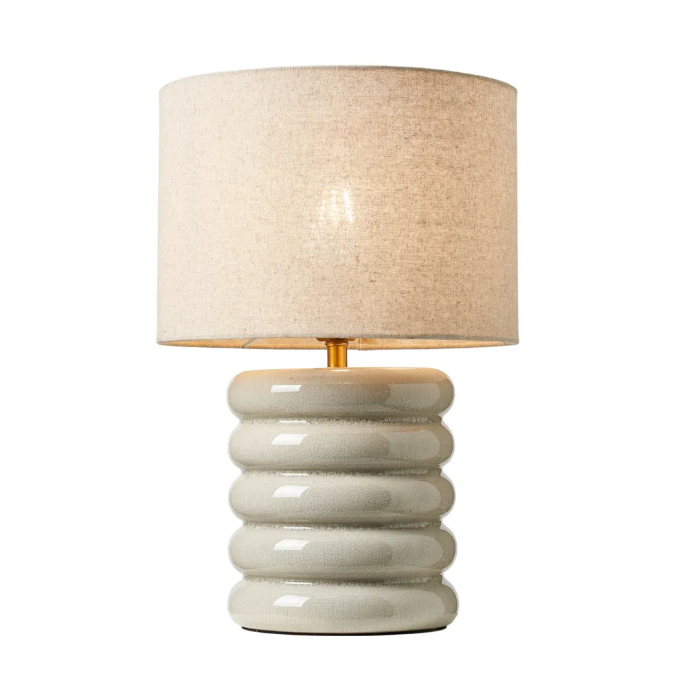 Florence Flump Table Lamp, Ivory
