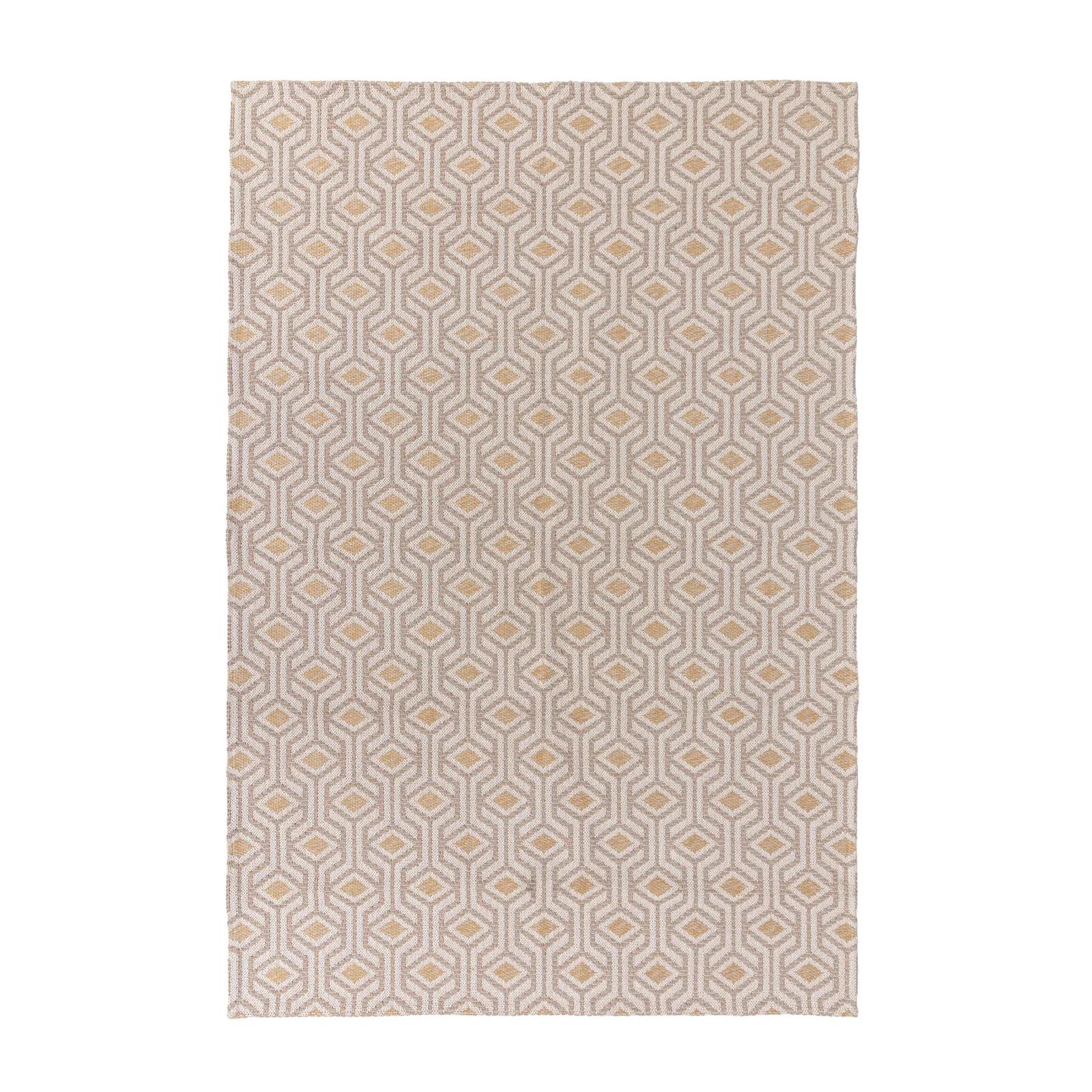 Bombax Geometric Rug Beige
