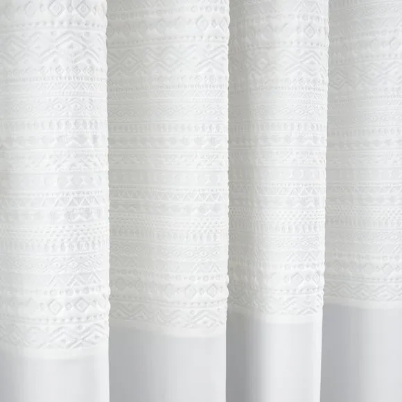 Theo Panel Geo Blackout Eyelet Curtains 2