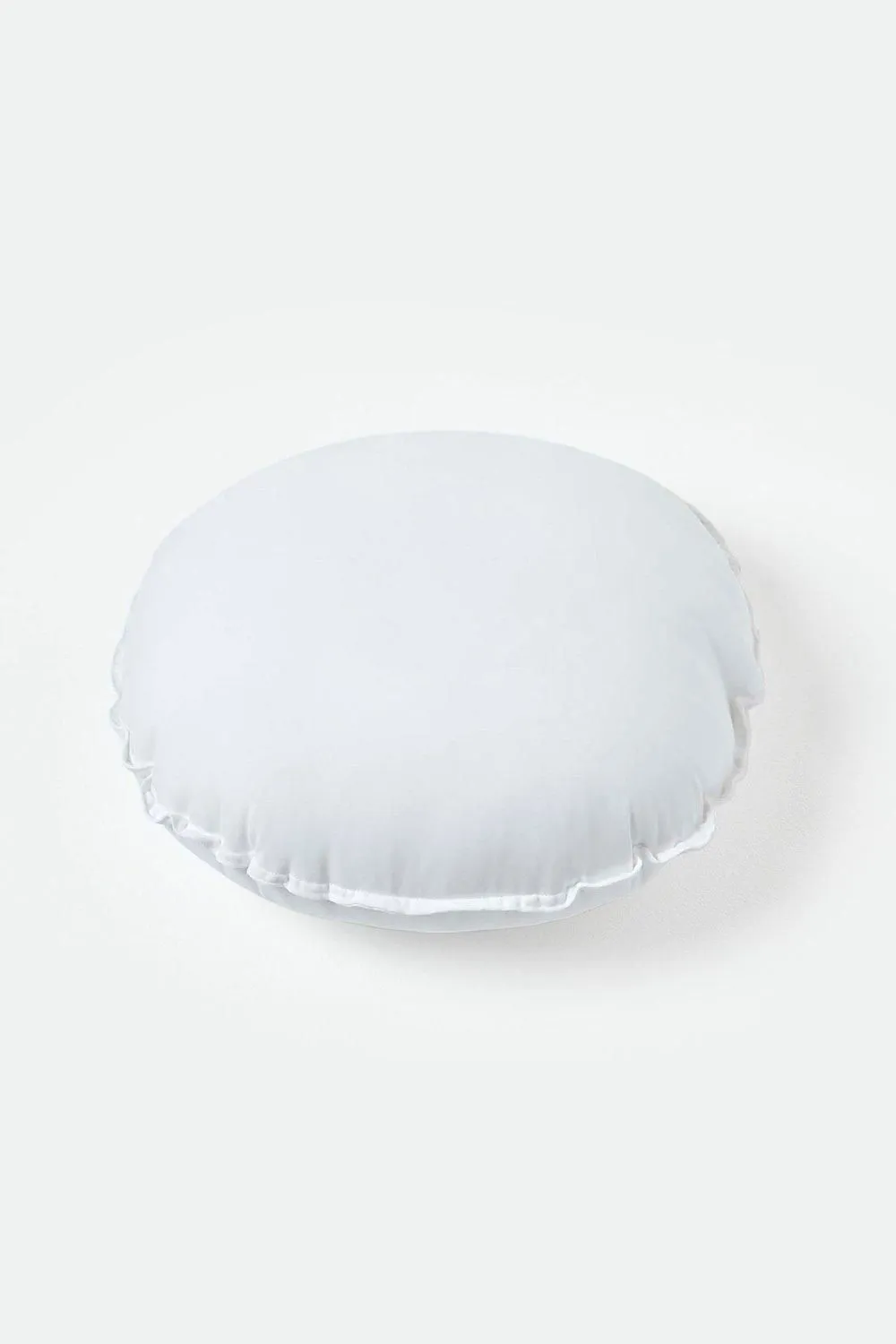 Homescapes Super Microfibre Round Shaped Cushion Pad - Cushion Filler & Inserts in White 2