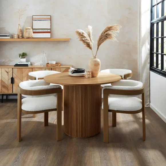 Lovato Dining Chair, Boucle 1