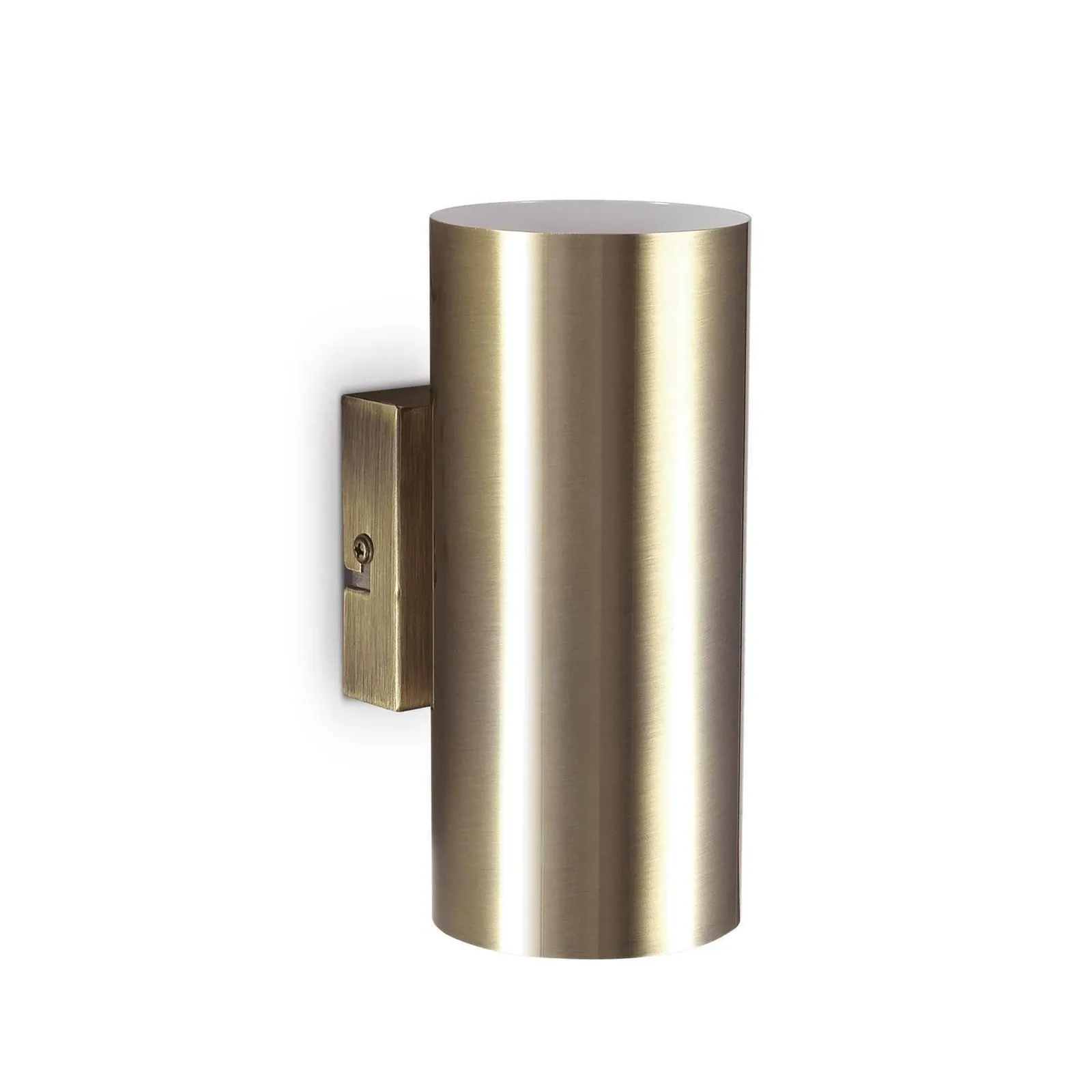 Netlighting Hot 2 Light Up & Down Wall Light Burnished Finish in Yellow