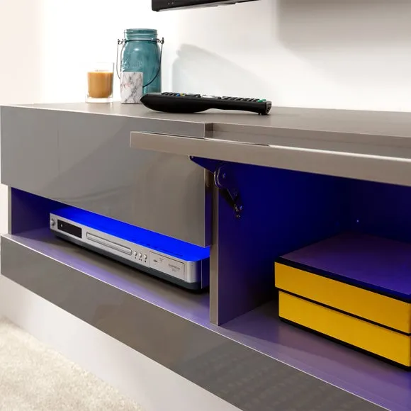 Galicia LED Floating Wall TV Unit for TVs up to 55" 2