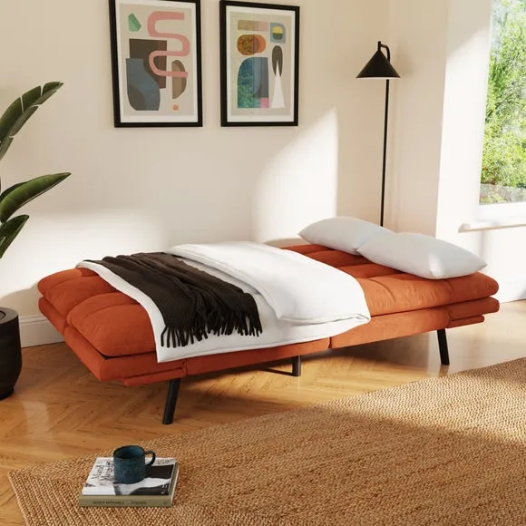 Harrison Quilted Chenille Clic Clac Sofa Bed 2