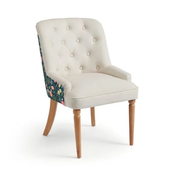 Beatrice Spring Garden Button Back Dining Chair 5