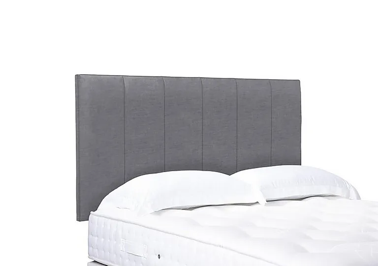 Artisan Collection Heyman High Strutted Headboard - Single - Aston Steel