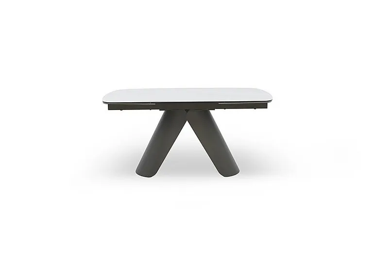 Perla Small Matt Extending Dining Table