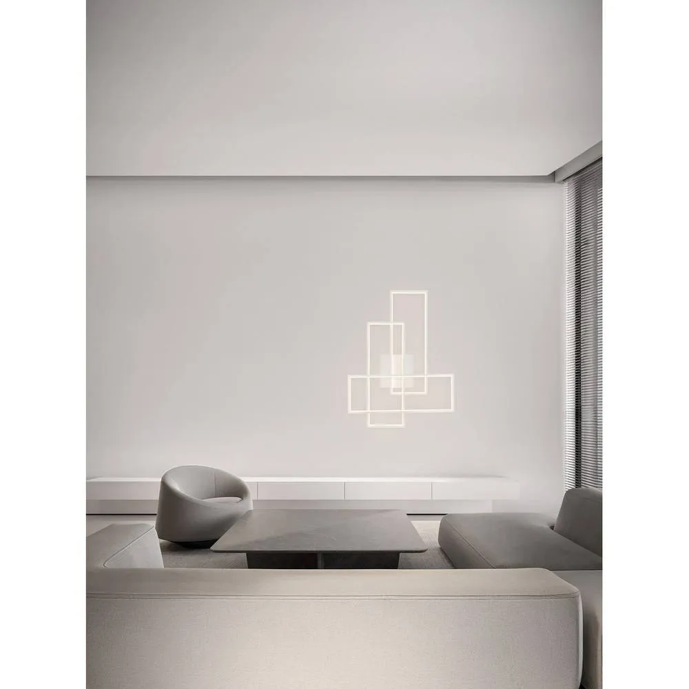 Netlighting Alis Wall Lamp Sandy White Triac Dimmable LED 48W 2400lm 3200K 2