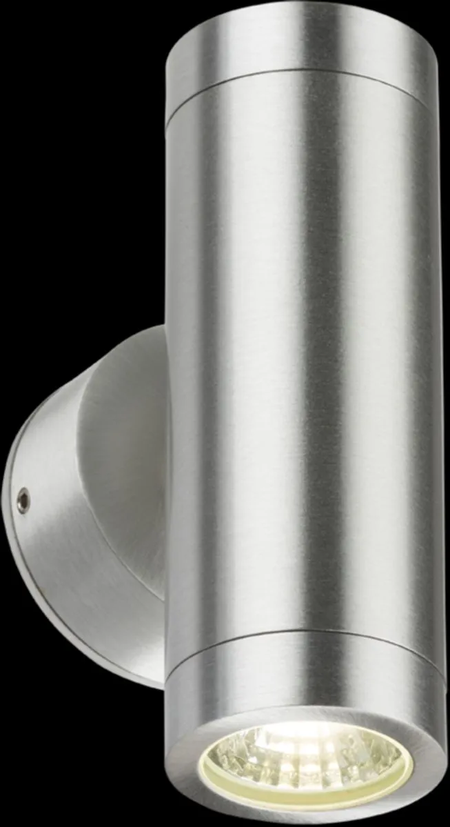 Netlighting 2x4W LED UpDown Wall Light 230V IP65 8W in Grey