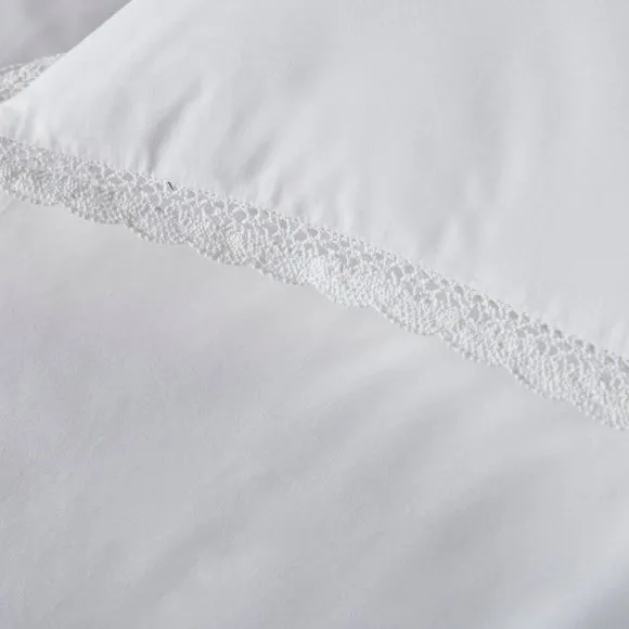 Pure Cotton Lace Duvet Cover & Pillowcase Set 4