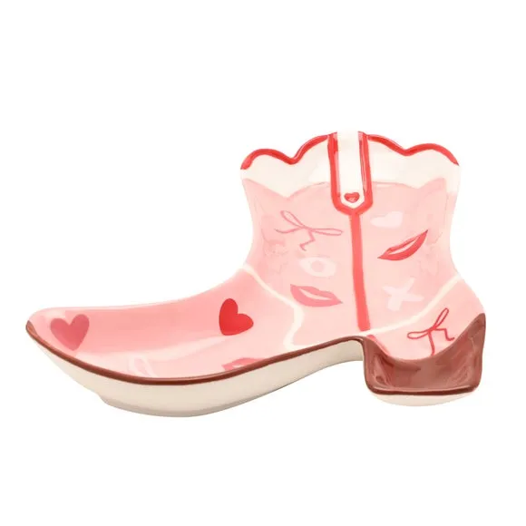 The Feel Good Club Cowgirl Boot Shaped Trinket Dish 4