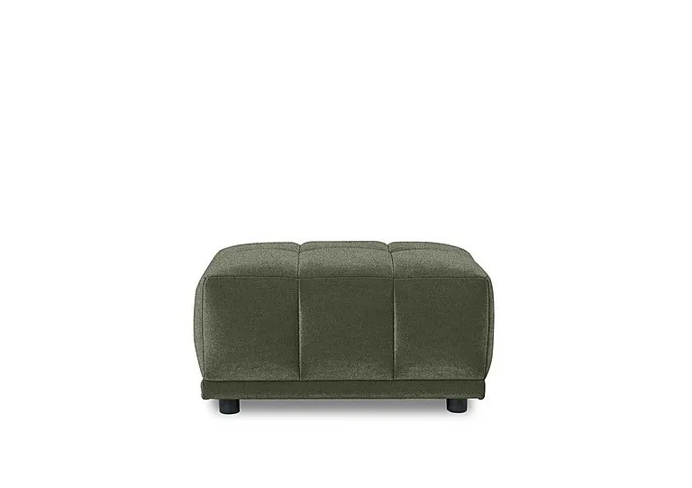 Cube Fabric Large Footstool