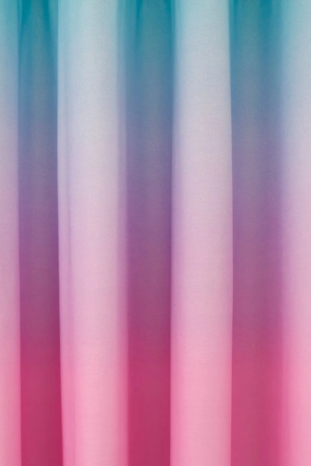 Catherine Lansfield 'Ombre Rainbow Clouds' Lined Eyelet Curtains in Blue 3