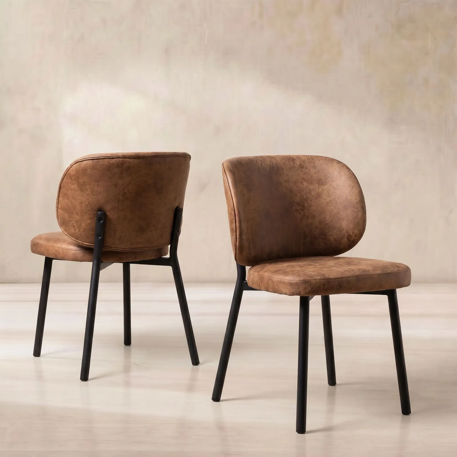 Elodie Dining Chair, Neutral Fabric | Barker & Stonehouse
