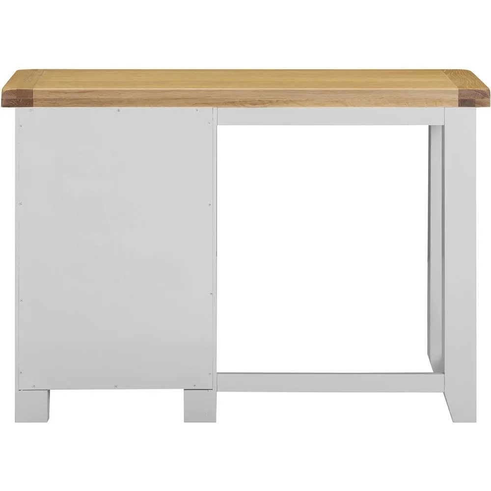 Seconique Windsor 3 Drawer Dressing Table (Fully Assembled) in Light Grey 6