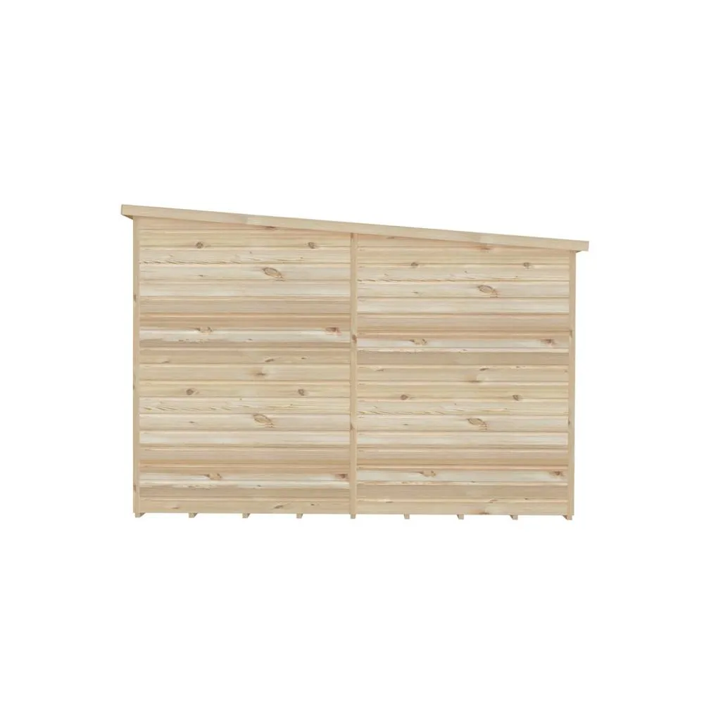 Shires Ranger 12 x 10 Feet Double Door Shed - L299 x W359 x H213.9 cm in Light Tan 5