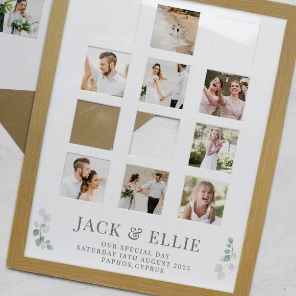 Personalised Wedding Multi Photo Frame 4
