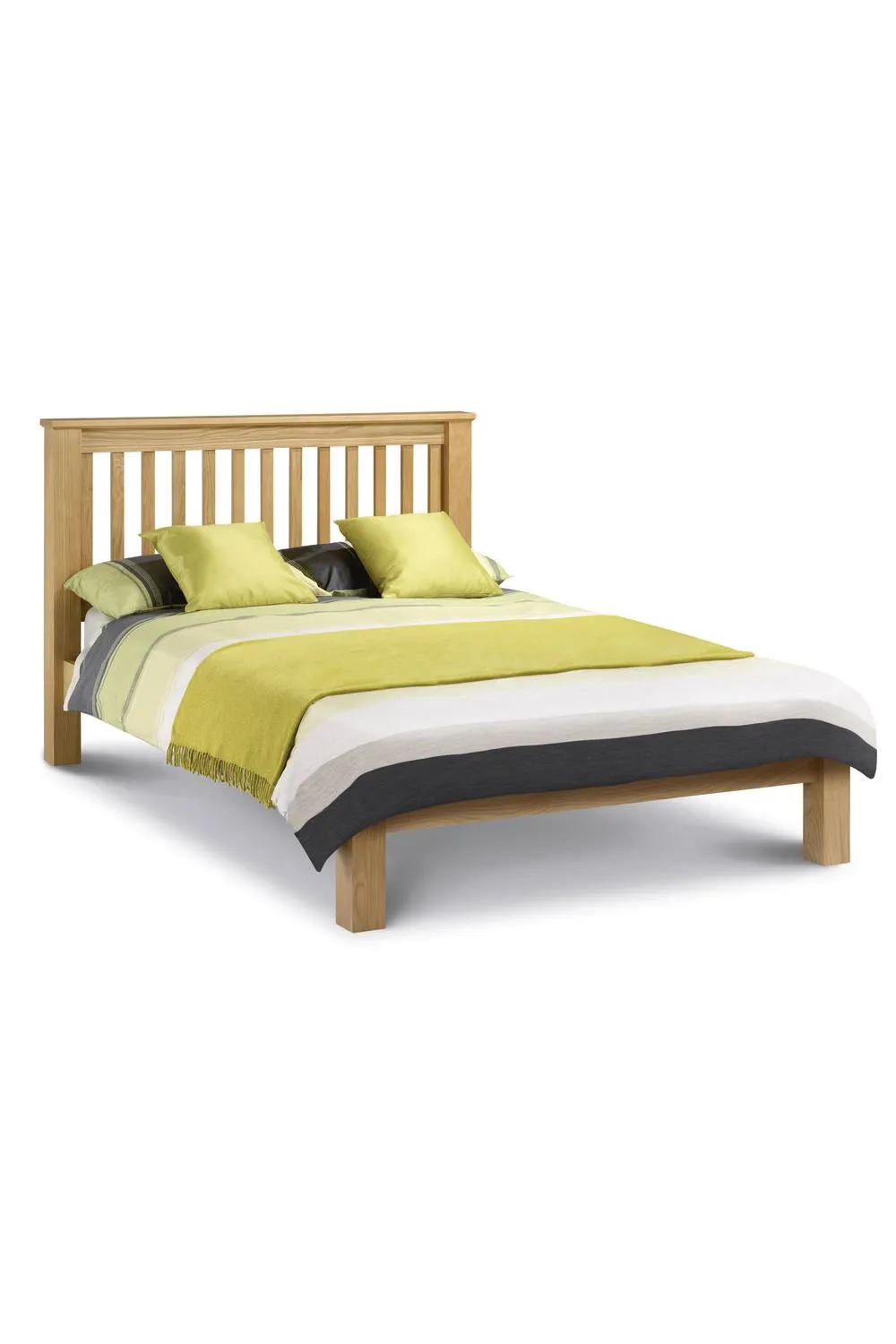 Julian Bowen Amsterdam Low Footend Solid Oak Bed in Natural 3