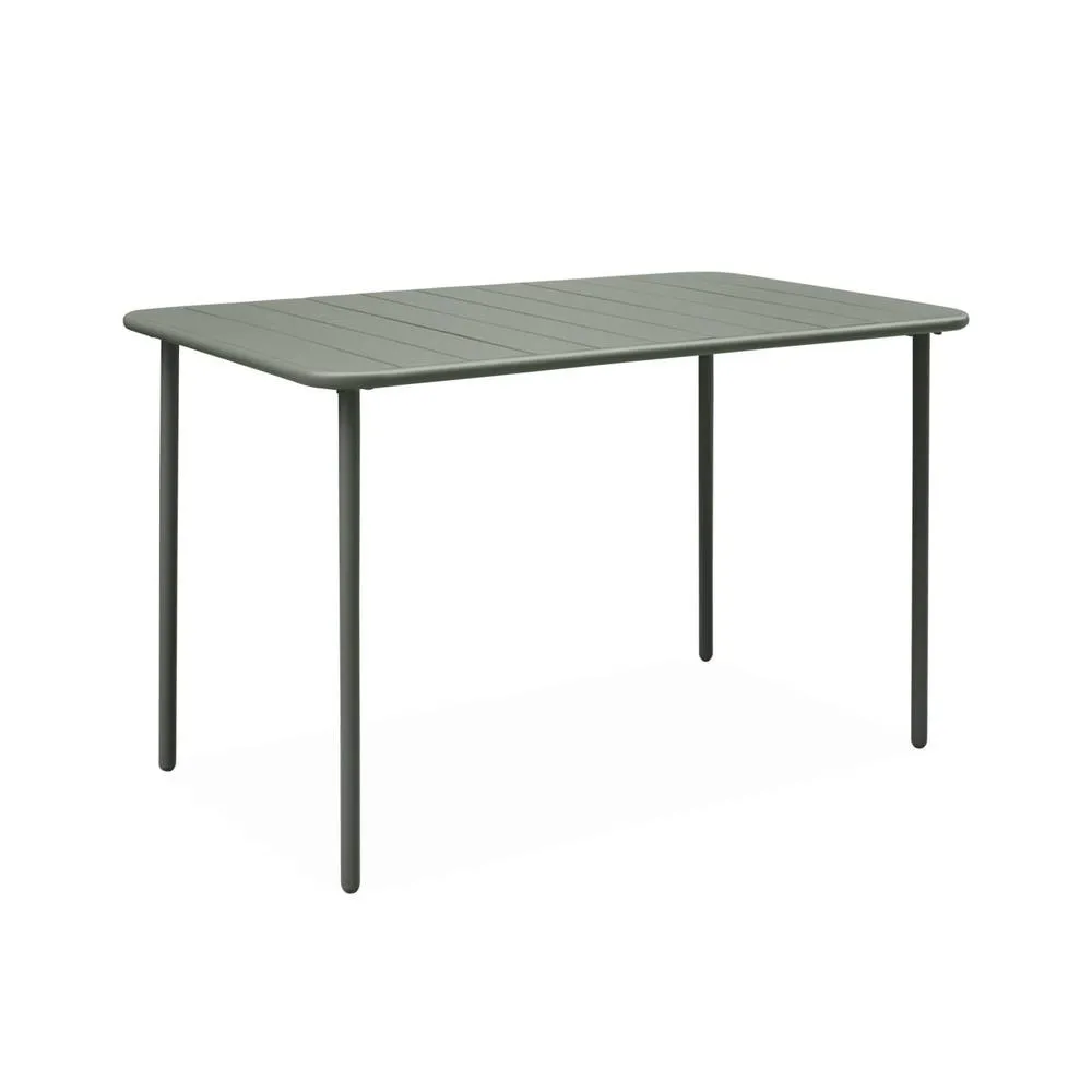 sweeek Metal garden table for 4 people in Khaki 2