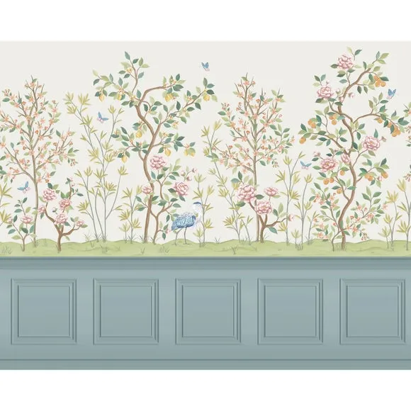 Chinoiserie Panelling Wall Mural 2