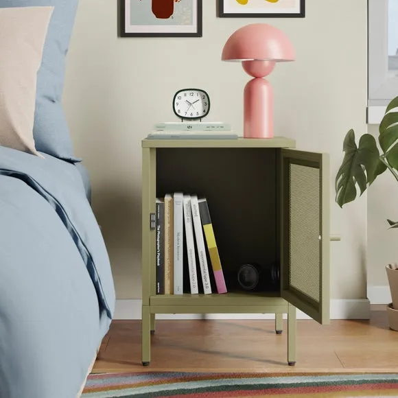 Talla Metal Bedside Table 2