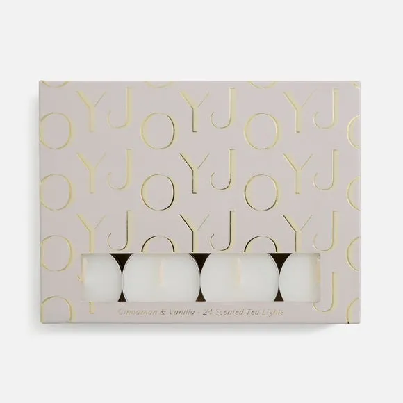 Set of 24 Cinnamon Vanilla Tealights 3