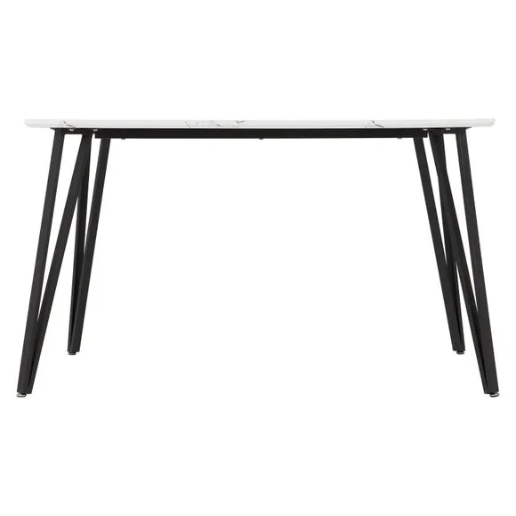 Marlow Marble Effect Dining Table 2