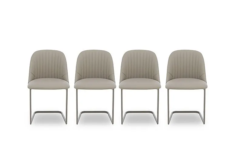 Ivy Set of 4 Cantilever Dining Chairs
